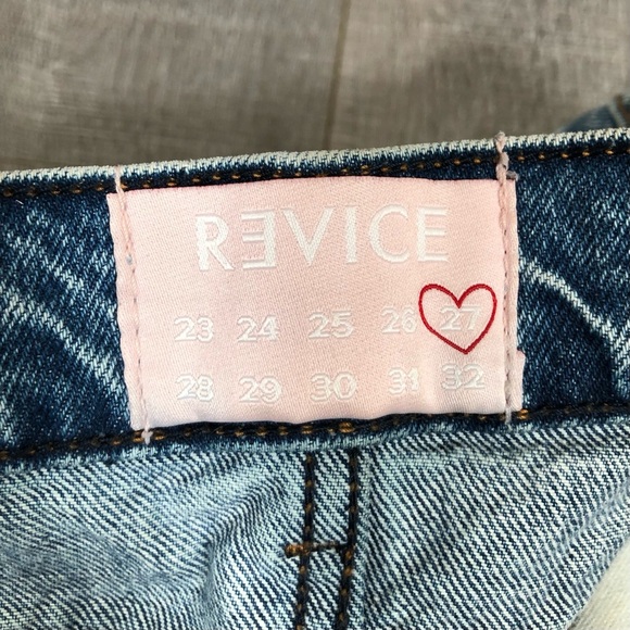 REVICE Denims Women’s Cross Button Straight Leg Jeans Size 27 - Picture 7 of 12